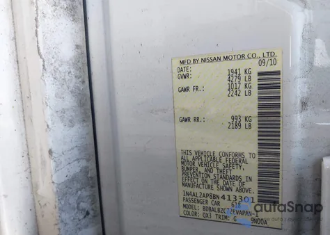 2011 Nissan Altima 2.5 S from USA, damaged, VIN 1N4AL2AP8BN413301